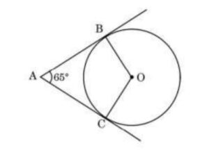 O is the centre of the circle