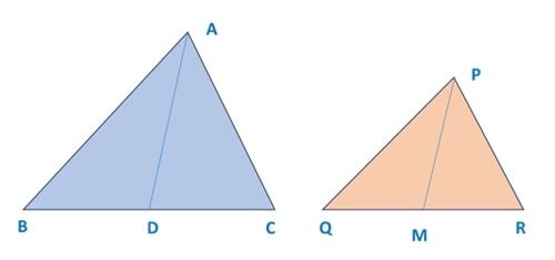 If AD and PM are medians Triangles CBSE 10th important questions