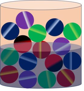 150 spherical marbles, each of diameter 1.4 cm, are dropped CBSE Sample paper 2024