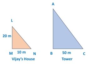 Vijay is trying to find the average height of a tower near his house. CBSE board 2024 important questions