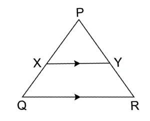 In the given figure, XY || QR, (PQ)/(XQ) = 7/3 and PR = 6.3 cm. Find the length of YR.
