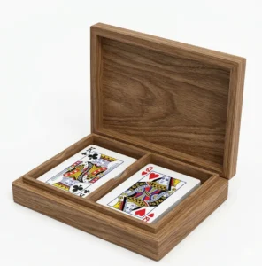 A group of friends wanted to play cards with two identical packs together