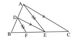 22. In the given figure, DE