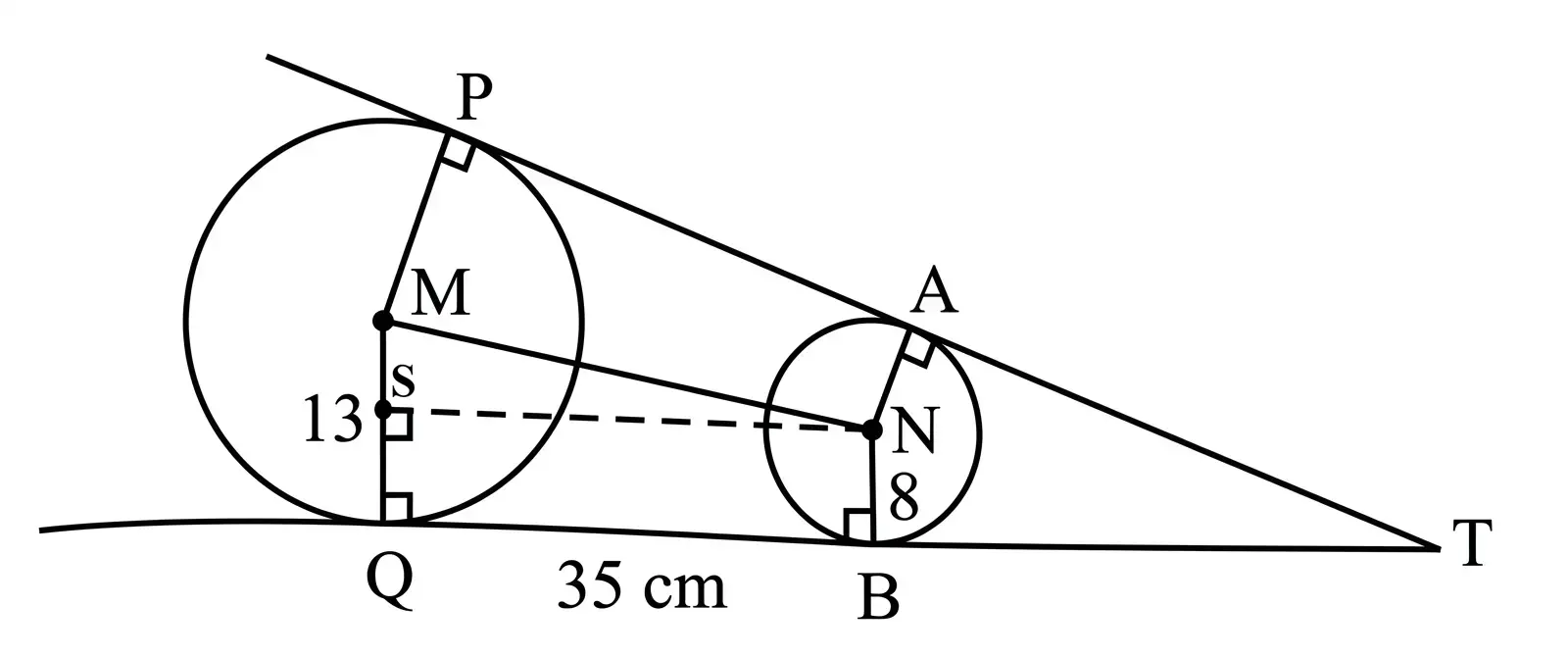 35. In the given figure, TP