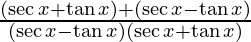 30. Prove that: 1 /(sec x