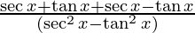 30. Prove that: 1 /(sec x