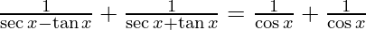30. Prove that: 1 /(sec x