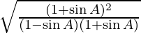 25 a. Prove that : √[(1