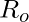 R_o