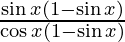 30. Prove that: 1 /(sec x