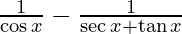 30. Prove that: 1 /(sec x