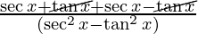 30. Prove that: 1 /(sec x